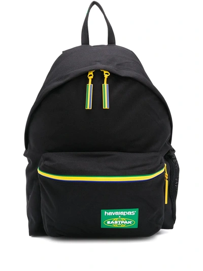 Eastpak X Havaianas Padded Pak'r Backpack In Black