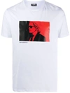 KARL LAGERFELD PORTRAIT PRINT T-SHIRT