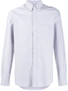 Aspesi Long Sleeve Button Shirt In Grey