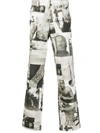 KIDS OF BROKEN FUTURE PHOTOGRAPH PRINT TROUSERS