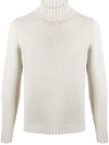 Dell'oglio Roll-neck Cashmere Jumper In Neutrals