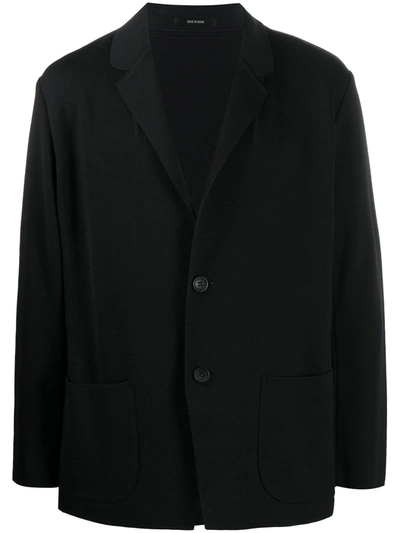 Issey Miyake Single-breasted Fitted Blazer In Blue