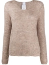 MAX MARA PULLOVER MIT V-AUSSCHNITT