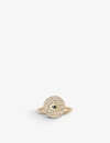 THE ALKEMISTRY NOUSH 14CT YELLOW GOLD, SAPPHIRE AND DIAMOND EVIL EYE RING,R03670797