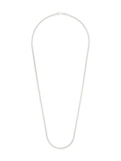 Tom Wood Sterling Silver Box Chain-link Necklace