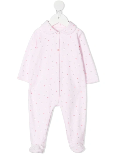 Absorba Babies' Floral-print Pyjamas In Pink