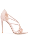 Le Silla Scarlet 120 Mm Sandals In Powdered Pink In Neutrals