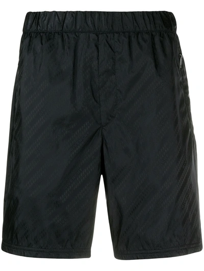 Givenchy Chain Motif Track Shorts In Black