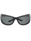 BALENCIAGA CAT-EYE LOGO SUNGLASSES