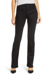 Jen7 By 7 For All Mankind Slim Bootcut Jeans In Classic Black