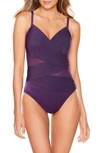 MIRACLESUITR NETWORK MYSTIQUE UNDERWIRE ONE-PIECE SWIMSUIT,6530075