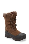 Baffin Chloe Waterproof Winter Boot With Faux Fur Trim In Taupe