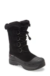 Baffin Chloe Waterproof Winter Boot With Faux Fur Trim In Black