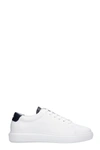 NATIONAL STANDARD EDITION 3 SNEAKERS IN WHITE LEATHER,11539025