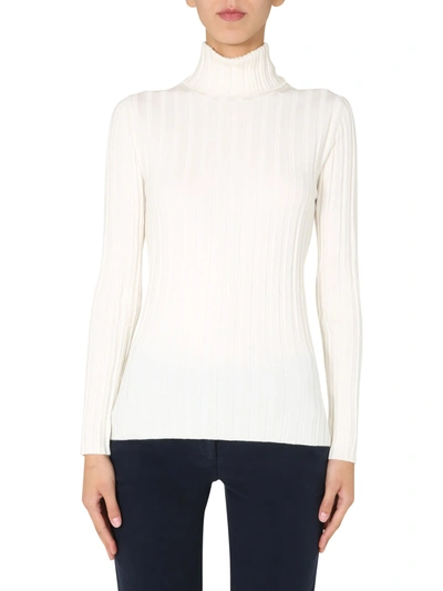 Aspesi Turtleneck Sweater In White