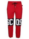 Gcds Logo Print Track Pants In Red