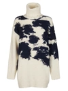 OFF-WHITE WHITE AND BLUE WOOL BLEND JUMPER,11538851