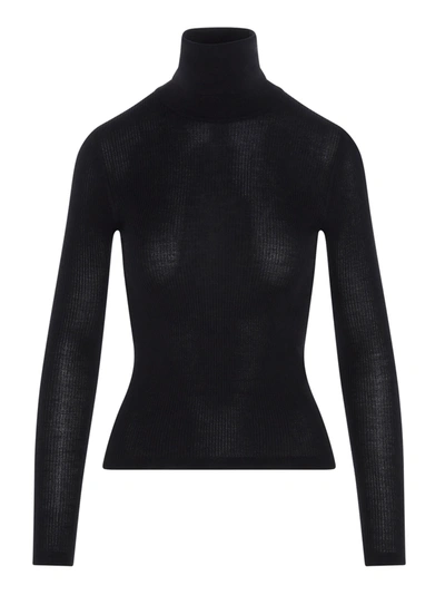 Saint Laurent Sweater In Black