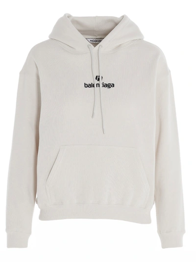 Balenciaga Hoodie In White