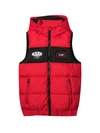 GIVENCHY RED TEEN GILET,11539114