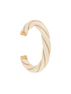 Aurelie Bidermann Diana Gold-plated Twisted Cuff In Neutrals
