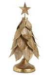 ALLSTATE METAL LEAF TREE WITH STAR,XAT915-GO/AT