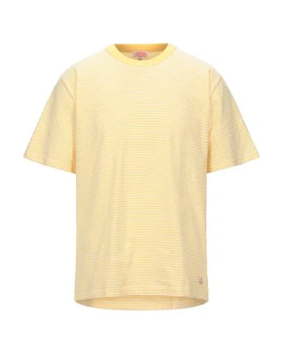Armor-lux T-shirt In Yellow