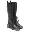 CHLOÉ FRANNE LEATHER KNEE-HIGH BOOTS,P00500511