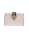 GIVENCHY GV3 PINK LEATHER CARD HOLDER,6A375A51-15C1-8A81-D430-8581E3799B1E