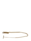 A.P.C. LOULSON GOLD BRASS BRACELET,2256F987-2ED0-FC14-188F-AF315FC0C33C