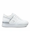 Hogan Midi H222 Platform Sneakers In White