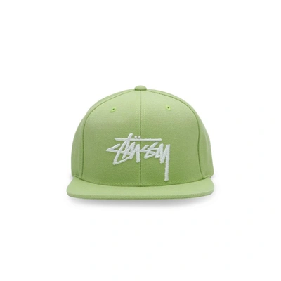 Stussy Stock Cap (lime) In Green