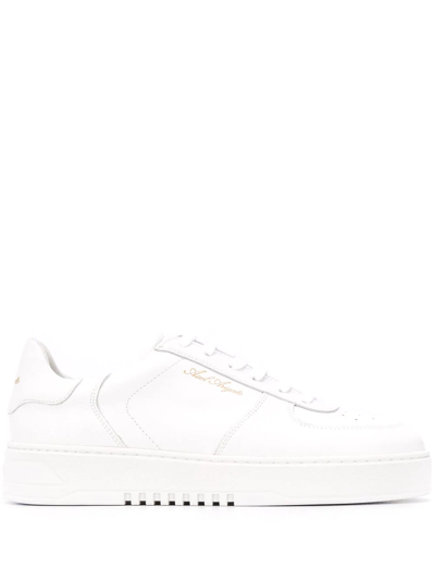 Axel Arigato Mens White Vintage Orbit Leather Low-top Trainers