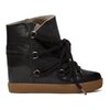 ISABEL MARANT BLACK NOWLES ANKLE BOOTS