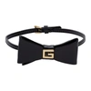 GUCCI BLACK PATENT BOW CHOKER