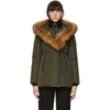 MACKAGE KHAKI DOWN & FUR ADALI PARKA