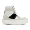 PALM ANGELS PALM ANGELS OFF-WHITE SNOW HIGH-TOP SNEAKERS