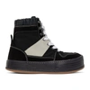 PALM ANGELS PALM ANGELS BLACK SNOW HIGH-TOP SNEAKERS