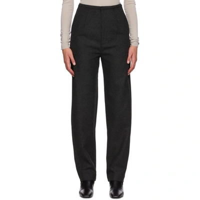 Totême High-waisted Tailored Trousers In Black