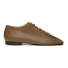 LEMAIRE BROWN FLAT DERBYS