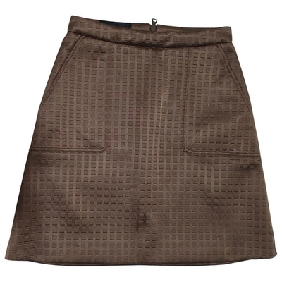 Pre-owned Designers Remix Mid-length Skirt In Brown