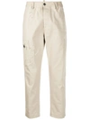 DSQUARED2 CROPPED DISTRESSED TROUSERS