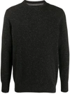 Barbour Tisbury Crewneck Knitted Jumper In Black