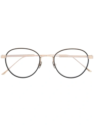 Cartier Round-frame Gold-tone And Acetate Optical Glasses