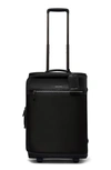 HOOK + ALBERT GARMENT LUGGAGE CARRY-ON SUITCASE,WHL-BLK-22