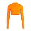 ADIDAS BY STELLA MCCARTNEY LONGSLEEVED CROPPED TOP,ADS8HRX8ORA