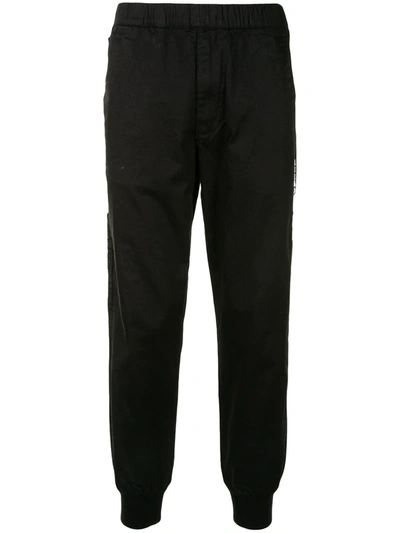 Aape By A Bathing Ape Tapered Cut Elasticated Trousers In 绿色
