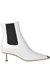 MAISON MARGIELA LEATHER ANKLE BOOTS