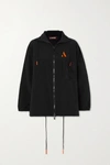 AARMY EMBROIDERED SHELL TRACK JACKET