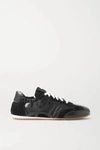 LOEWE BALLET RUNNER SHELL, SUEDE AND LEATHER SNEAKERS